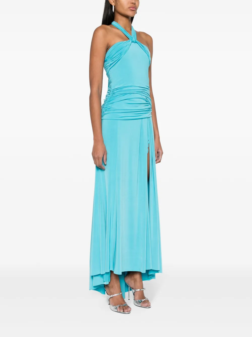 Blugirl Gedrapeerde jurk Blauw