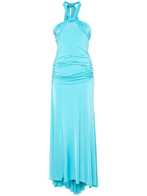 Blugirl draped jersey maxi dress