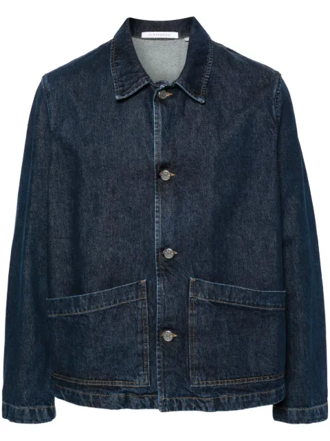 Sunflower spread-collar denim jacdket