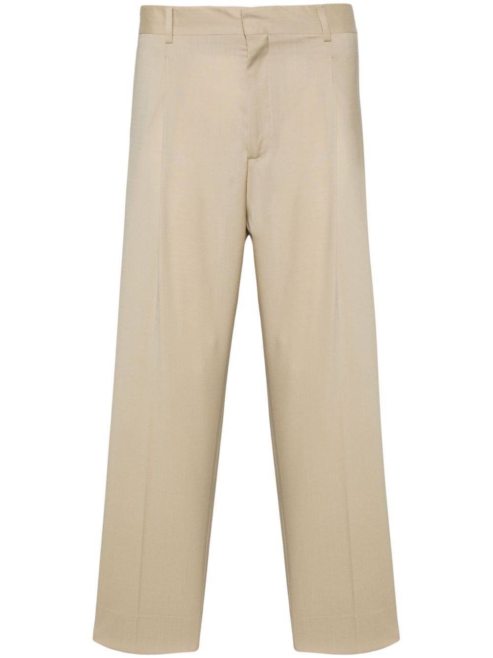 Costumein Vicent Pleat-detail Tapered Trousers In Neutrals