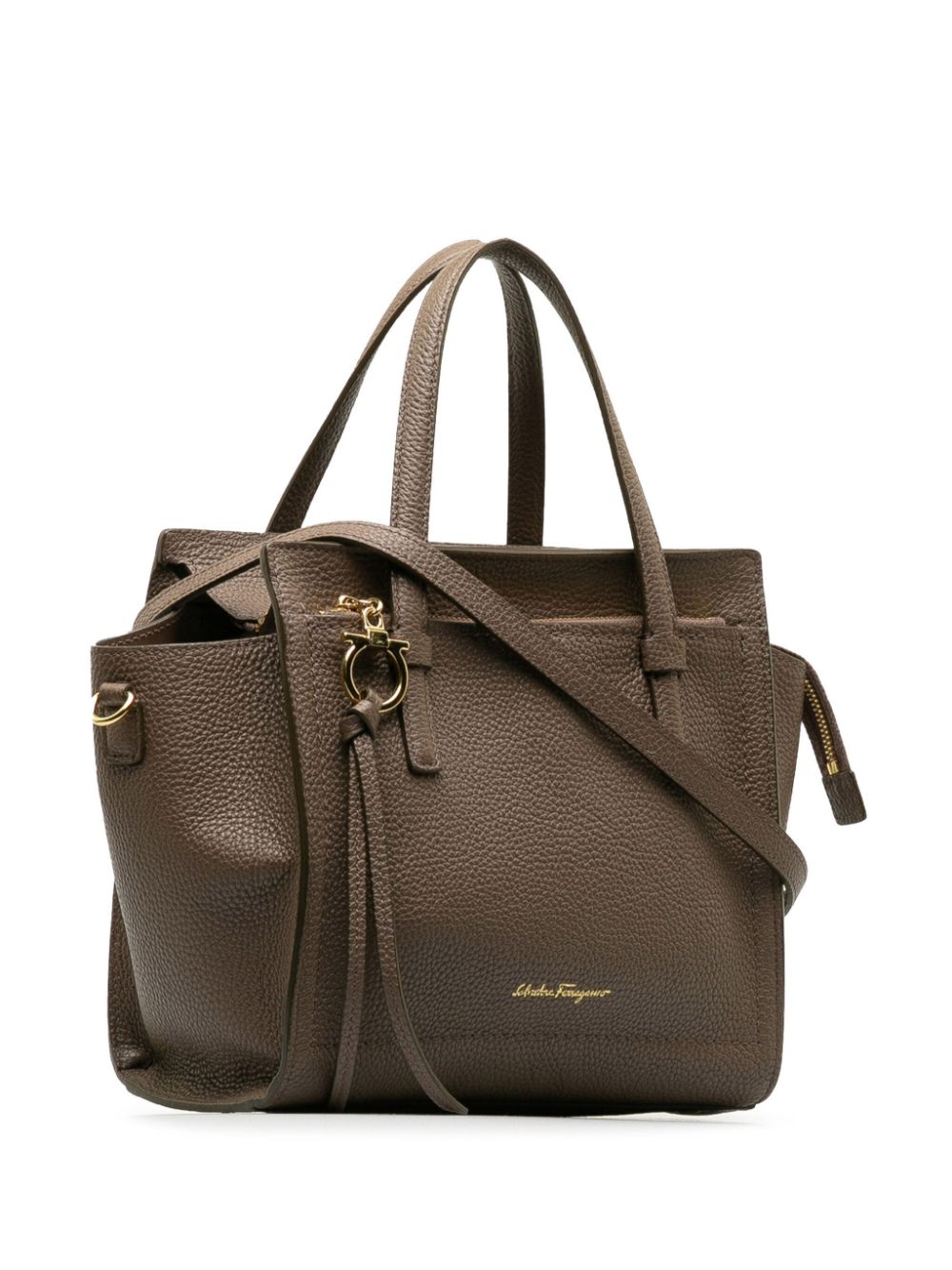 Ferragamo Pre-Owned 2010-2023 small Amy tote bag - Bruin