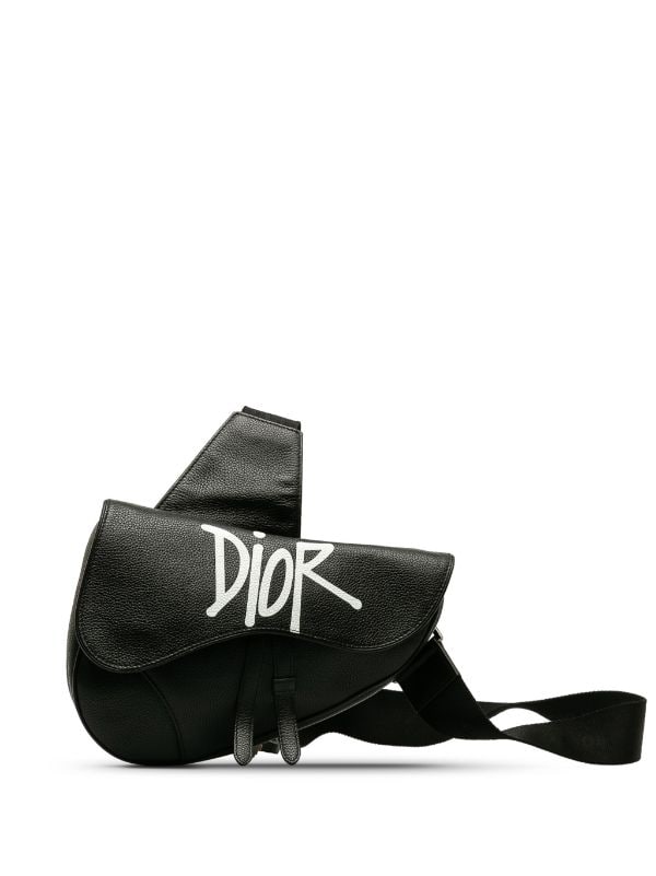 Christian Dior Pre Owned x Stussy 2020 Saddle Bag Farfetch