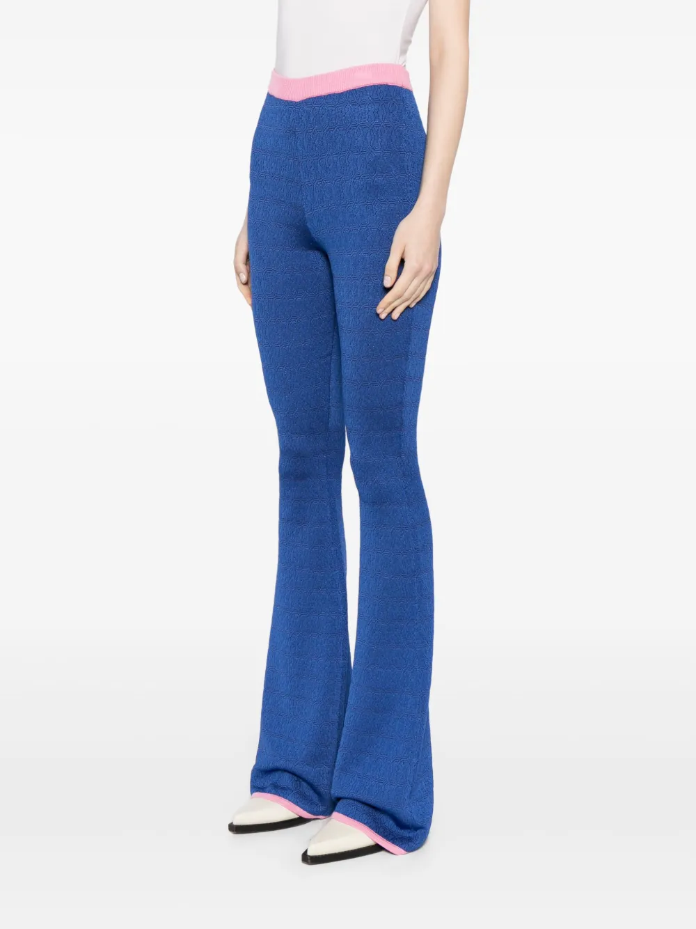 Bally Flared broek Blauw