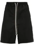 Rick Owens Long Boxers waxed-denim shorts - Black