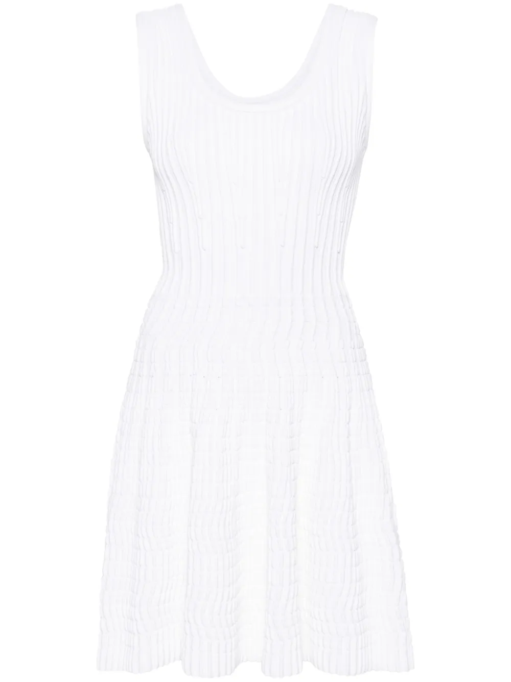 Alaïa 3D-knit mini dress | White | Image 1