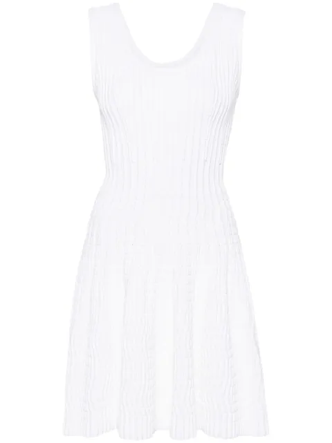 Alaïa 3D-knit mini dress
