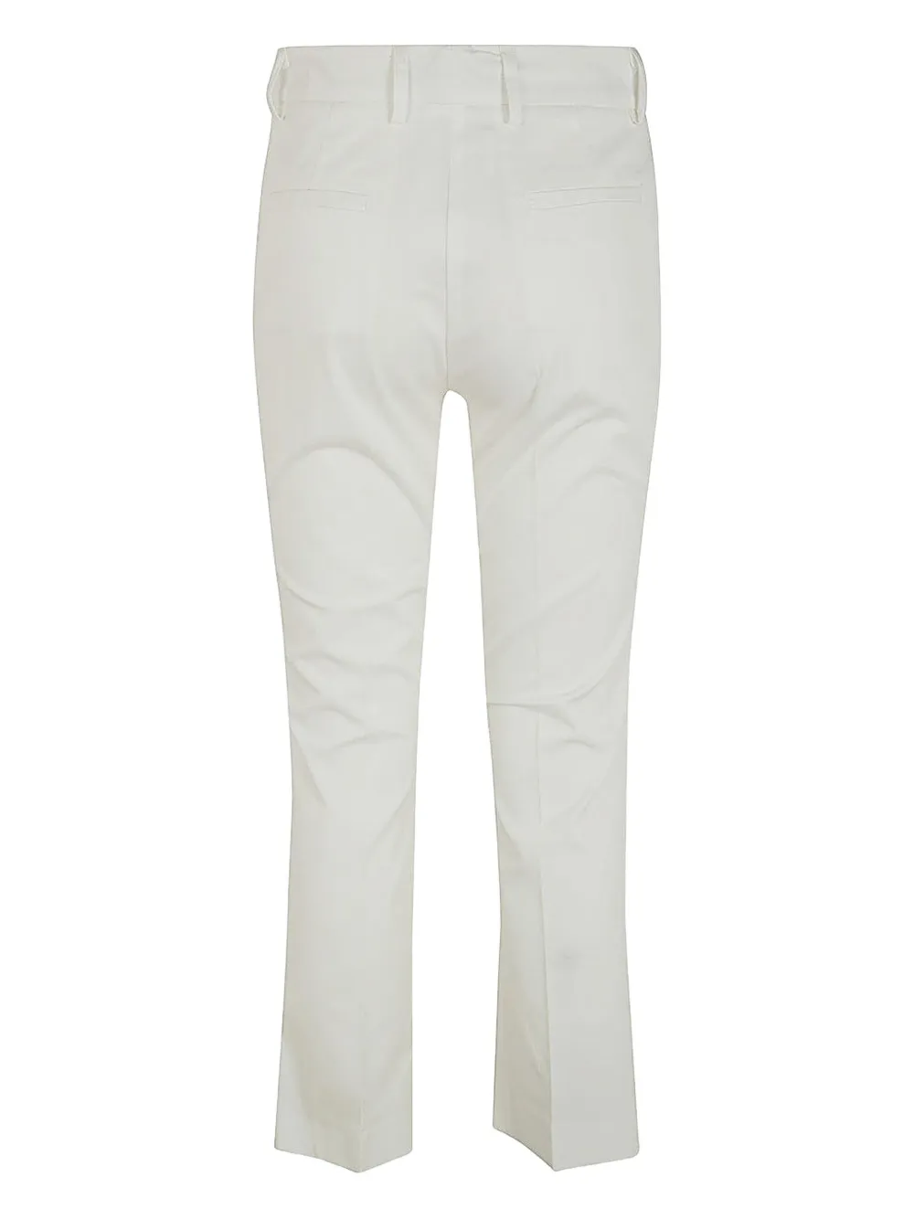 DRHOPE pressed-crease trousers - Wit