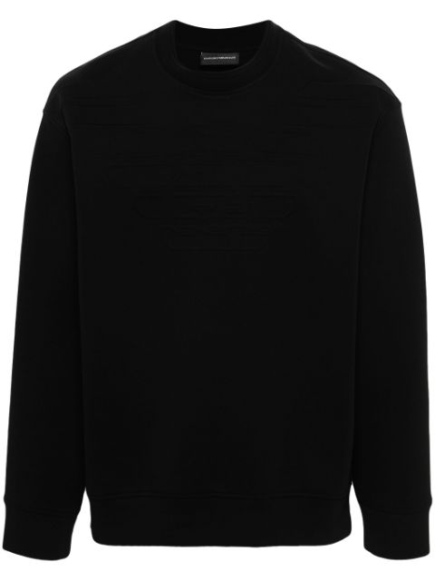 Emporio Armani logo-embossed sweatshirt Men