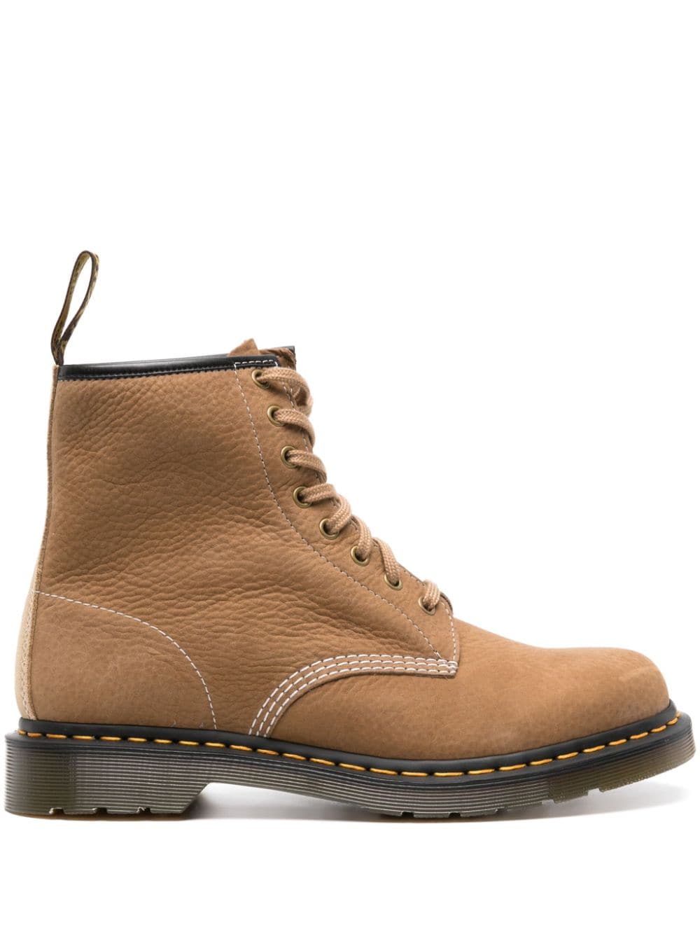 Dr. Martens' 1460 Nubuck Boots In 中性色