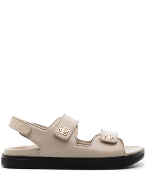 Givenchy sandalias con placa 4G