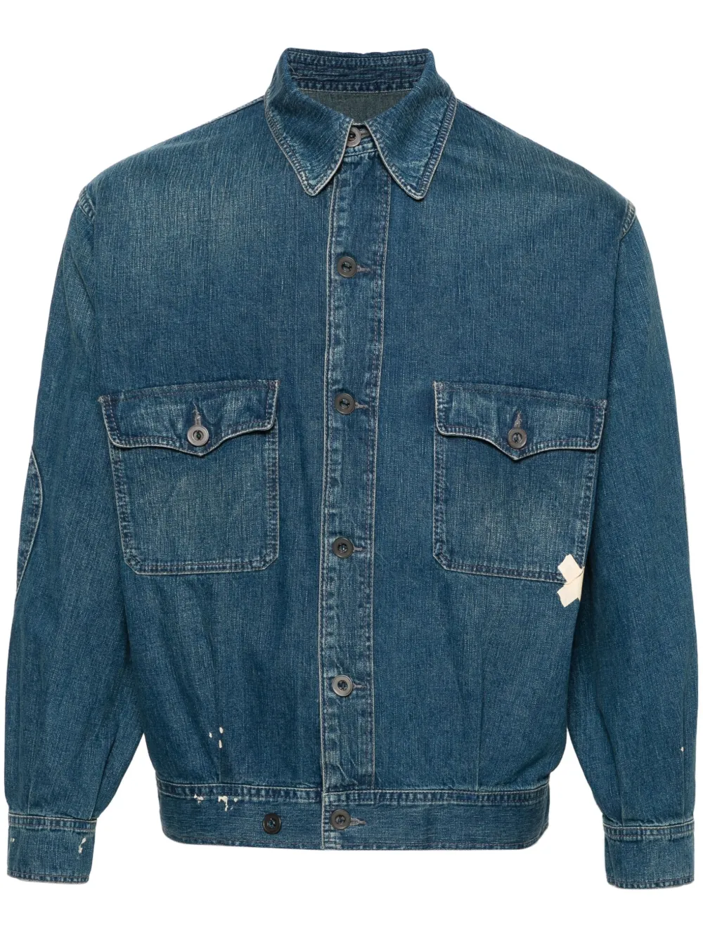 Maison Margiela Gerafeld denim jack Blauw