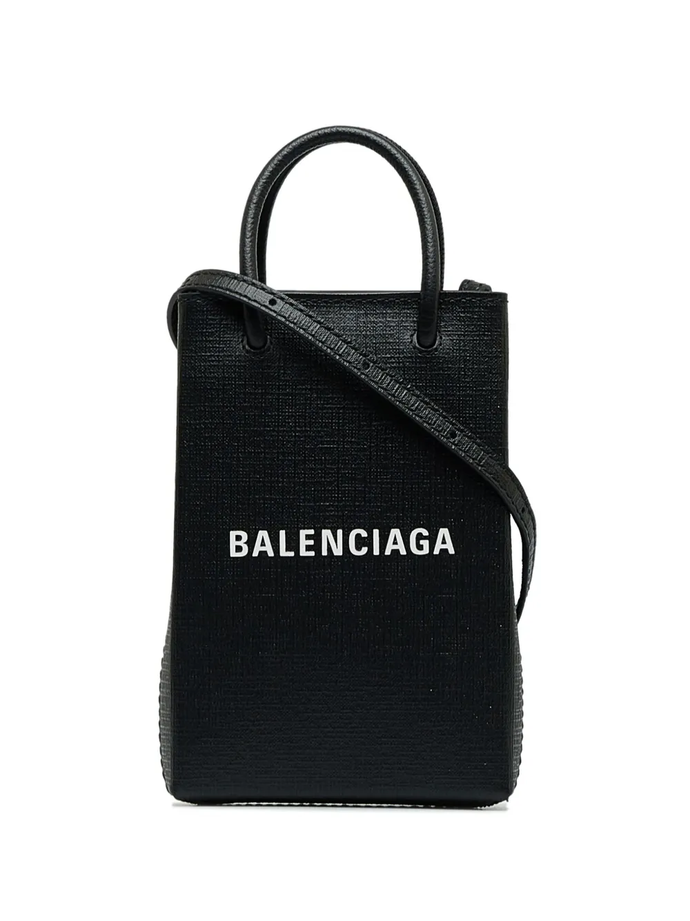Balenciaga PreOwned Mini Shopping Phone Crossbody Bag Farfetch