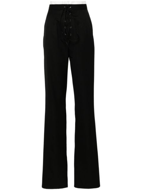 MANURI TinTin lace-up tailored trousers
