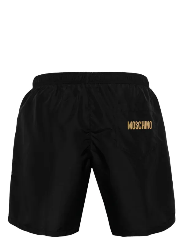 Black moschino swim shorts online