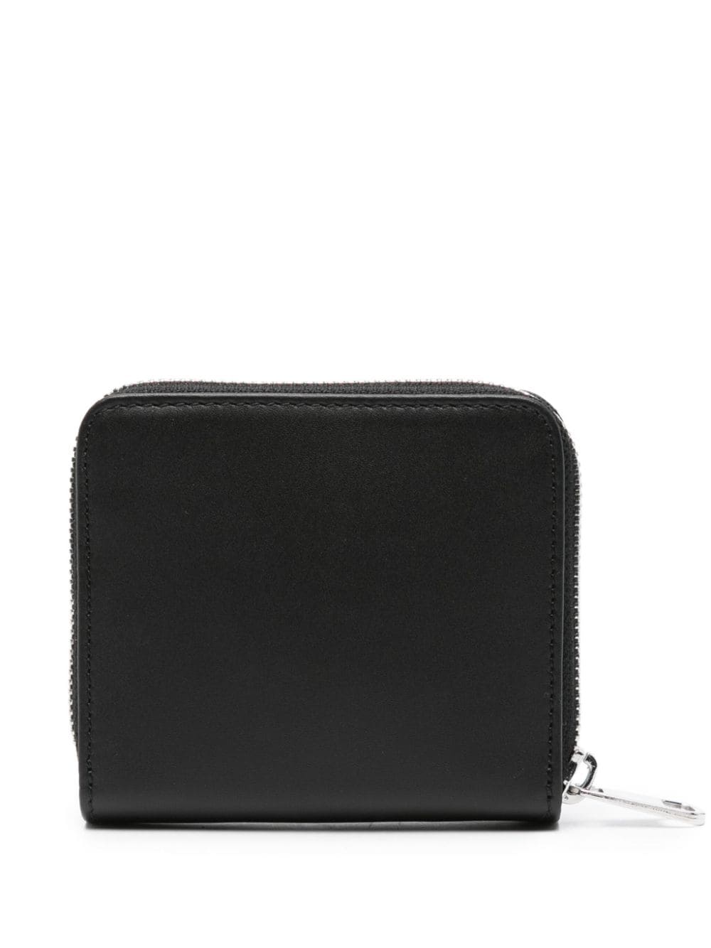 Shop Apc Emmanuelle Compact Leather Wallet In Schwarz