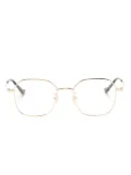 Gucci Eyewear geometric-frame glasses - Gold