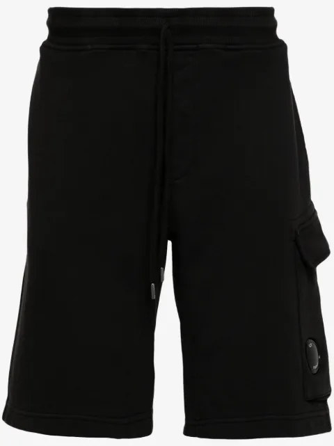C.P. Company Diagonal cotton track shorts