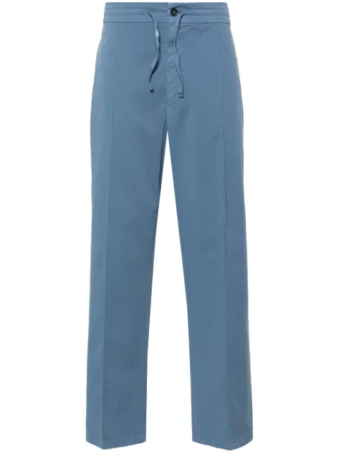 Canali pantalones rectos con cordones en la pretina