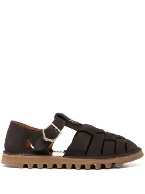 Ferragamo フラットサンダル | ブラウン | FARFETCH JP