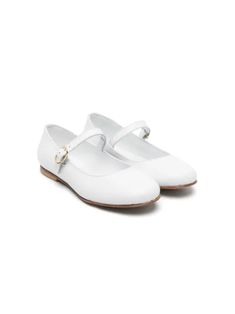 Andrea Montelpare Tresor leather ballerina shoes