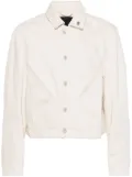 HELIOT EMIL Equisetum cut-out detail denim jacket - Neutrals