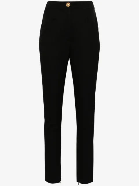 Balmain pantalones skinny cde color negro on efecto granulado