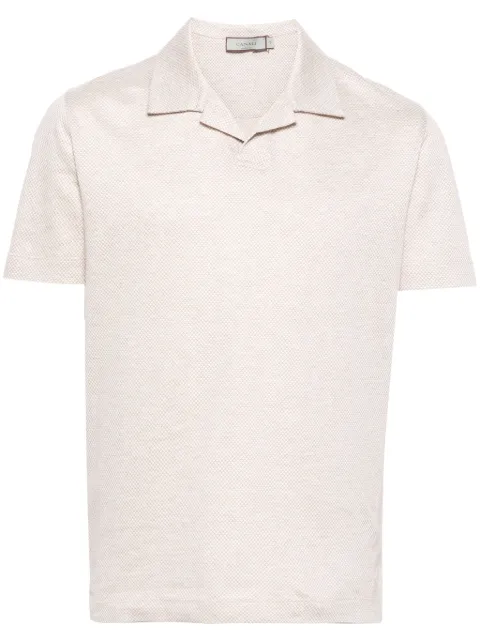 Canali playera tipo polo con cuello cubano