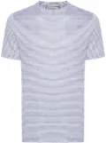 Canali striped T-shirt - Blue