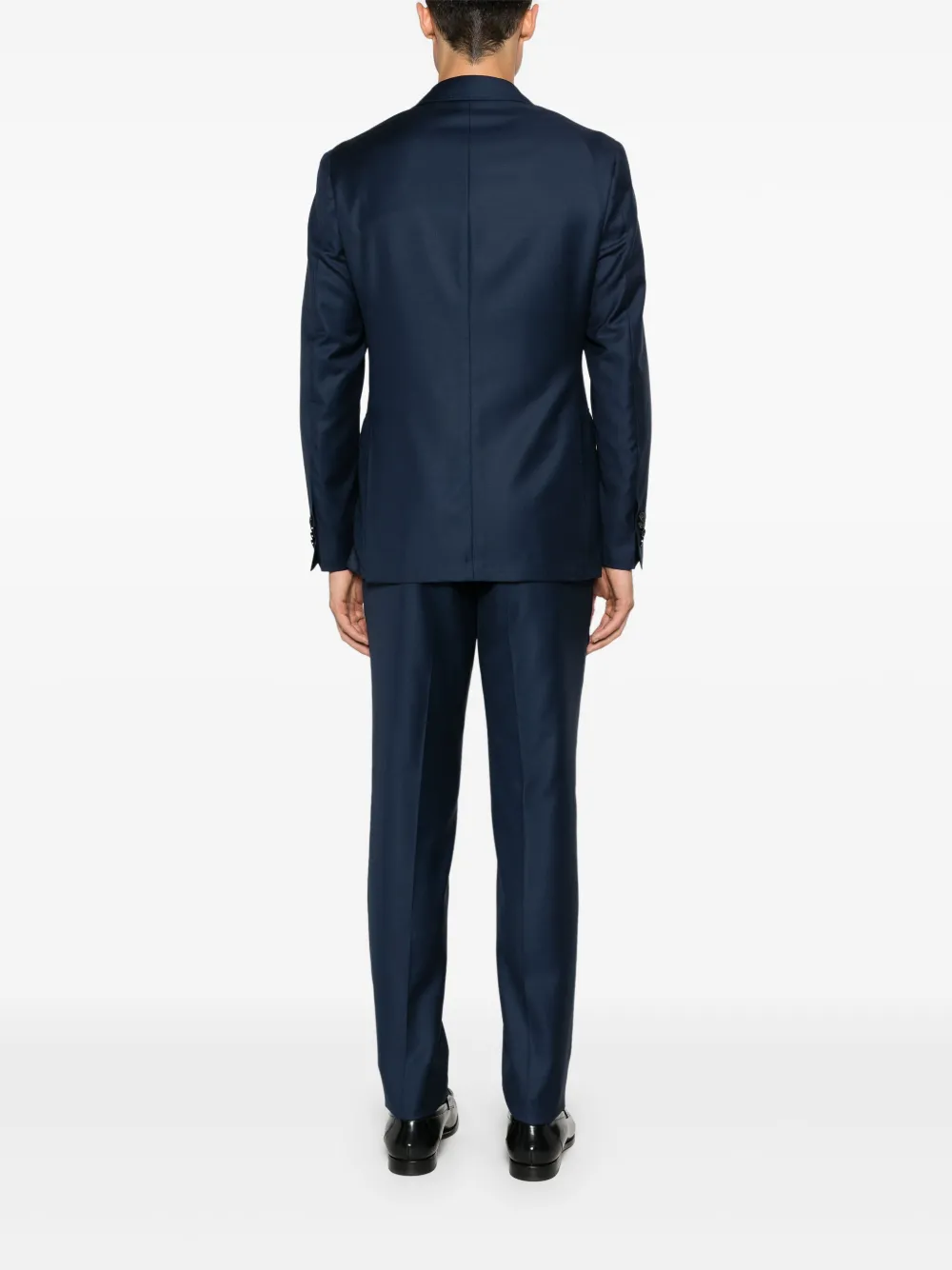 Canali Pak met enkele rij knopen Blauw