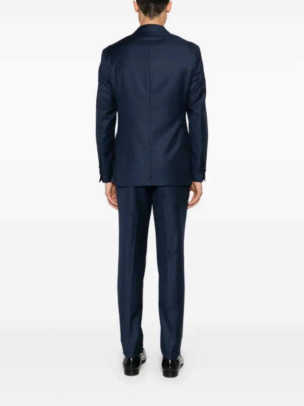 Canali シングルスーツ | ブルー | FARFETCH JP