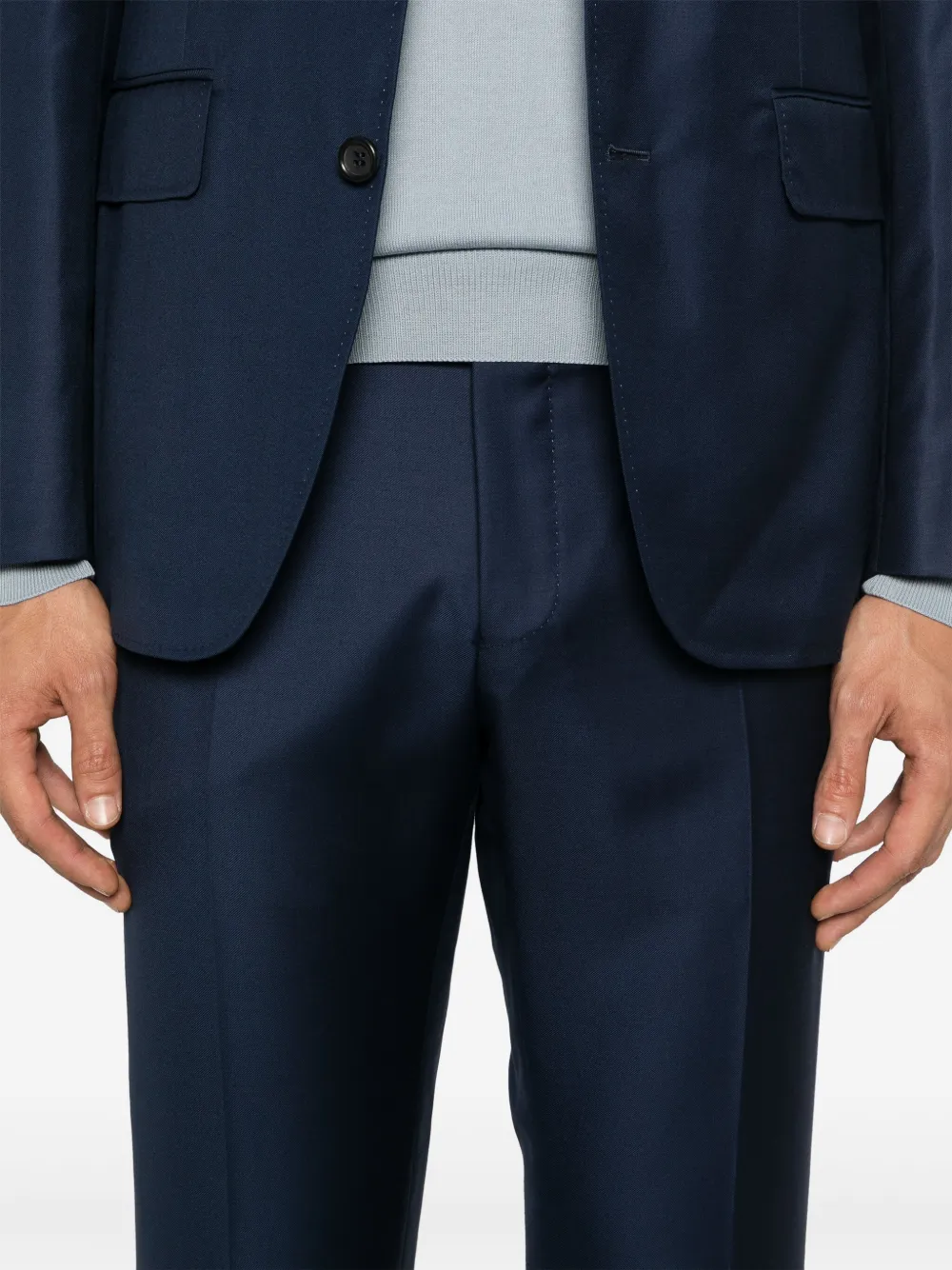 Canali シングルスーツ | ブルー | FARFETCH JP