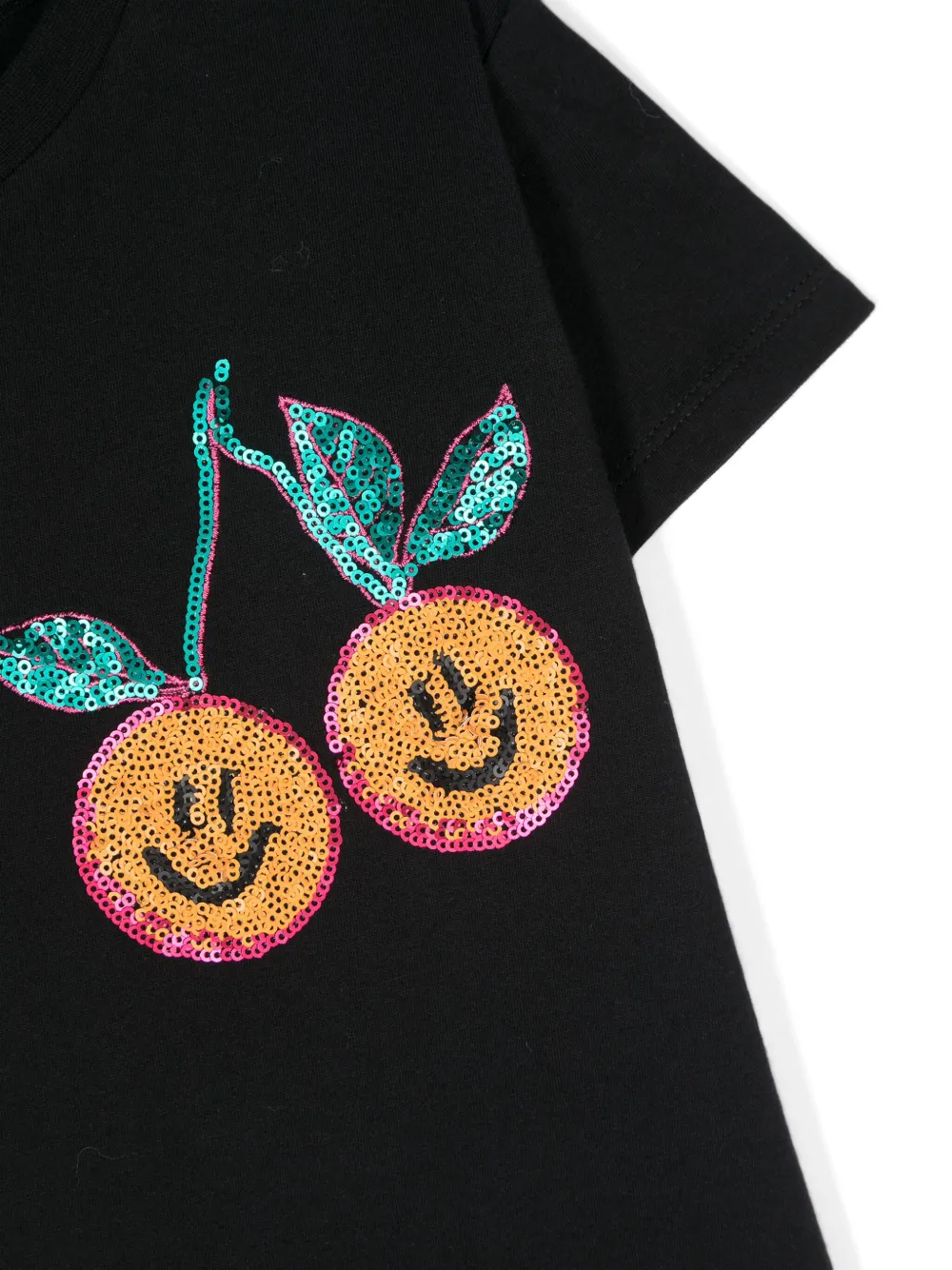 Molo T-shirt met pailletten Zwart