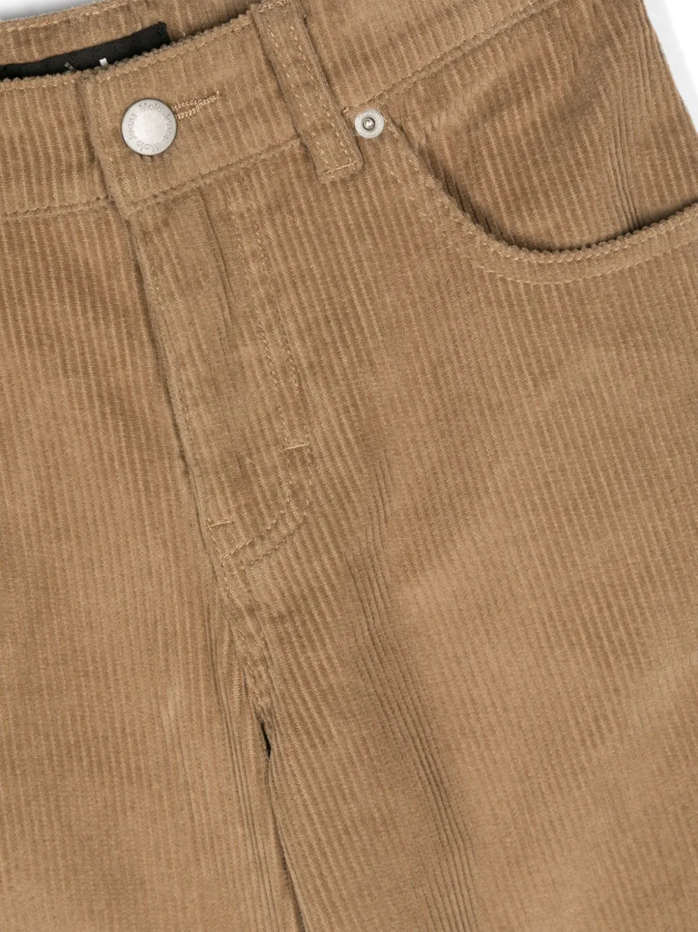 Molo Aiden ribfluwelen straight broek Bruin