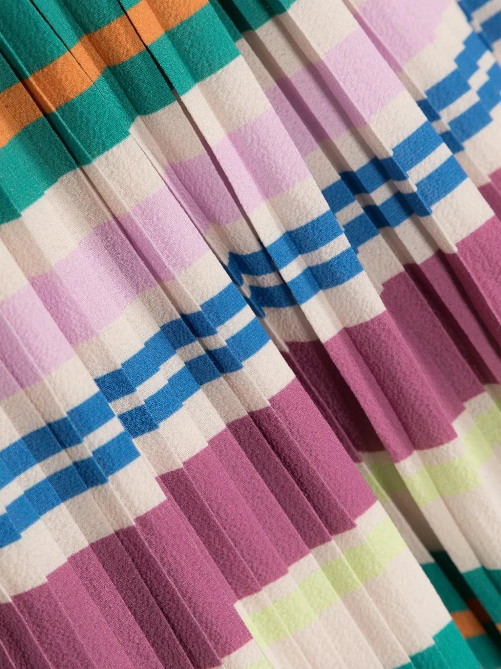 Molo Plooirok met colourblocking Beige