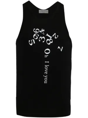 Chrome Hearts Hairy Cross タンクトップ | ブラック | FARFETCH JP