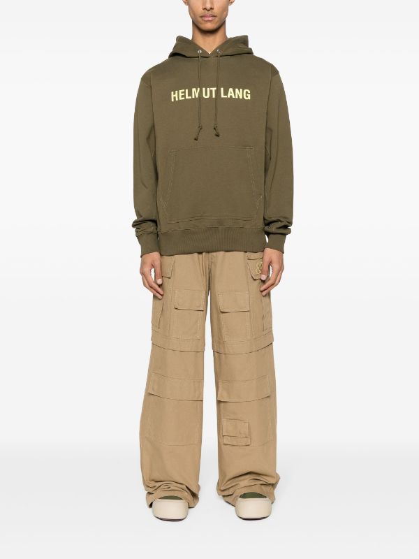 Helmut Lang logo-print Hoodie - Farfetch