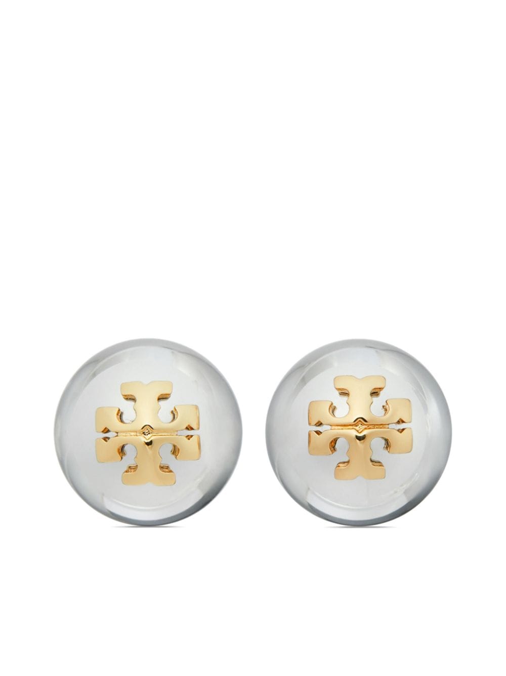 Tory Burch Essential Stud Earrings In Silver