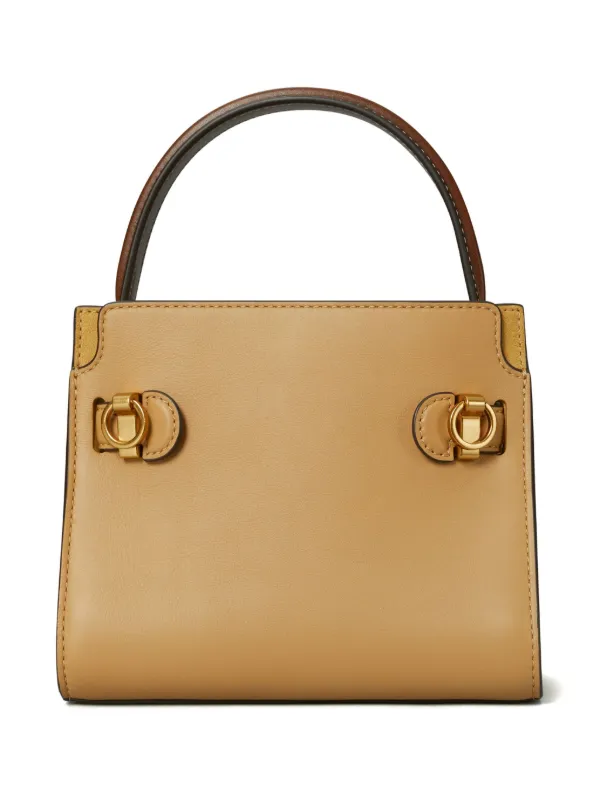Tory Burch Small Lee Radziwill Tote Bag | Brown | FARFETCH