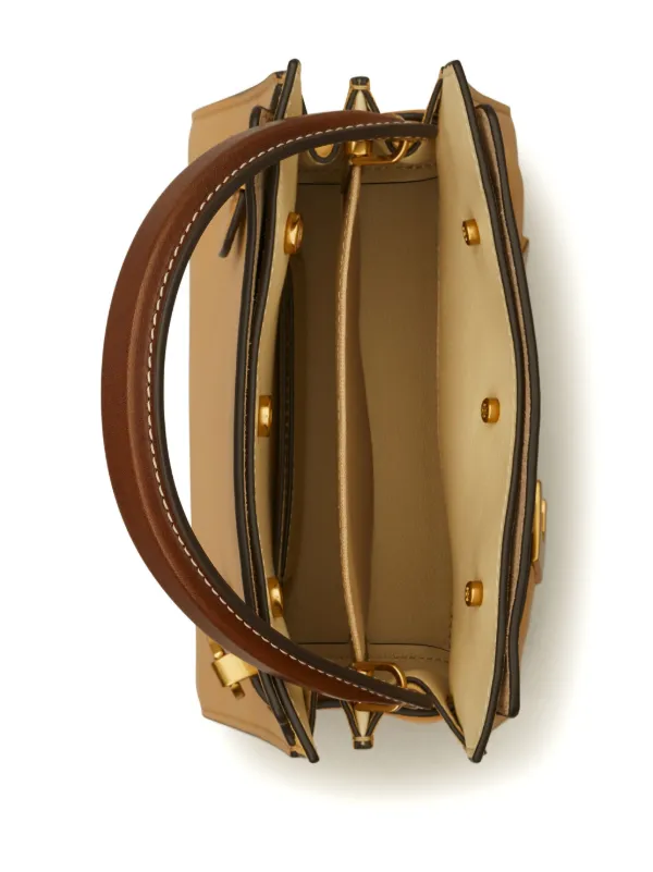 Tory Burch Small Lee Radziwill Tote Bag | Brown | FARFETCH