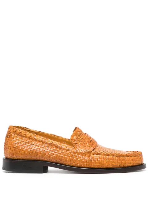 Marni interwoven leather loafers