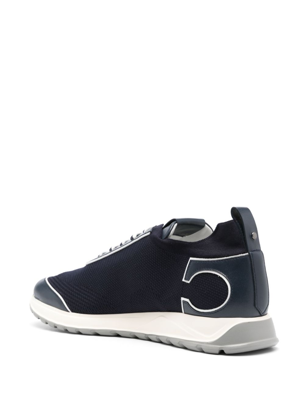 Canali Sneakers met logo-applicatie Blauw