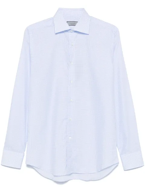 Canali gingham shirt 