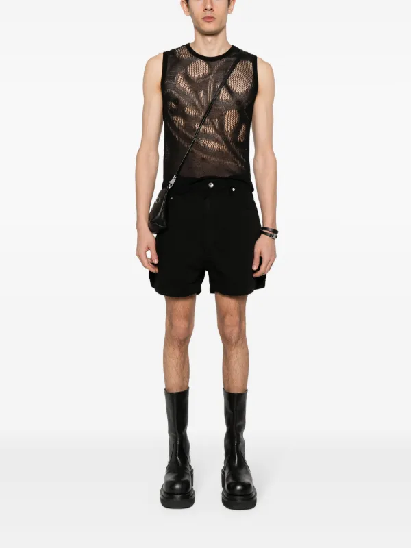 rick owensDRKSHDW 24aw geth cut shorts