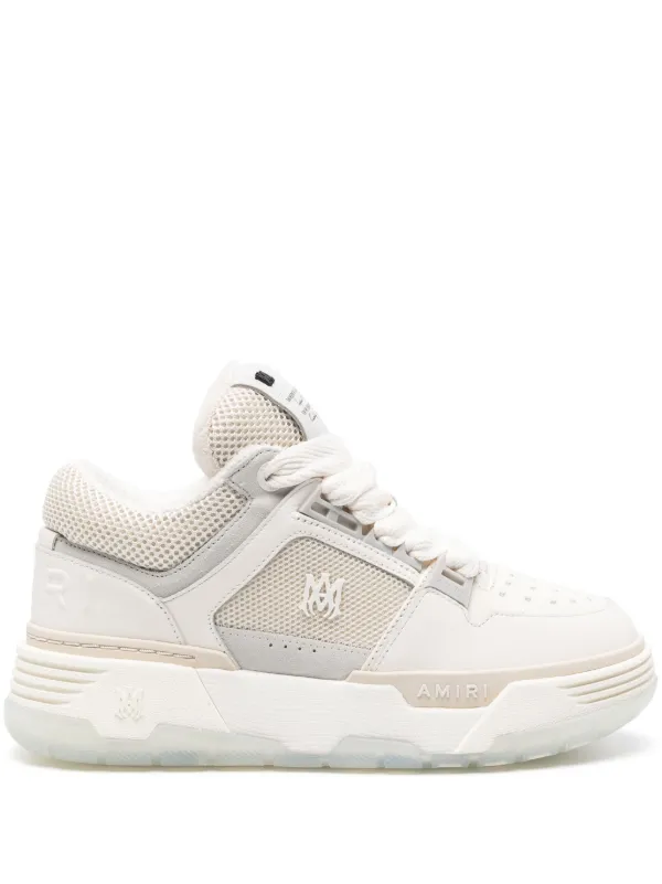 Amiri MA-1 Leather Chunky Sneakers in Neutrals