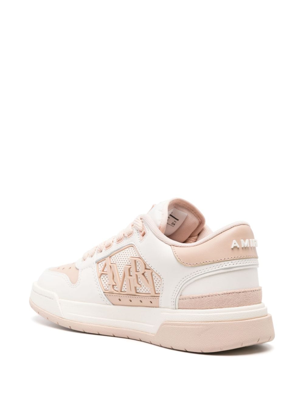 Shop Amiri Classic Low Leather Sneakers In Pink