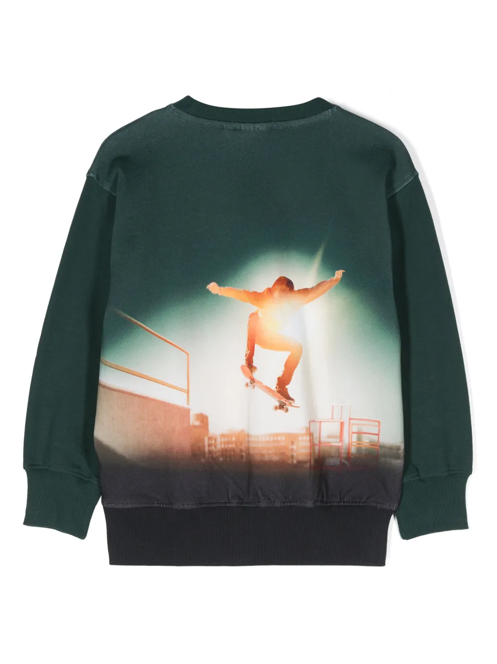 Molo Sweater met grafische print - Groen