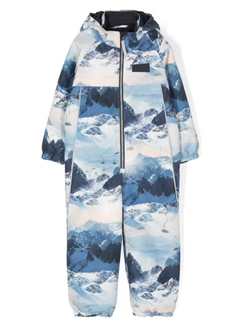 Molo Pingo Schneeanzug mit Mountain High-Print