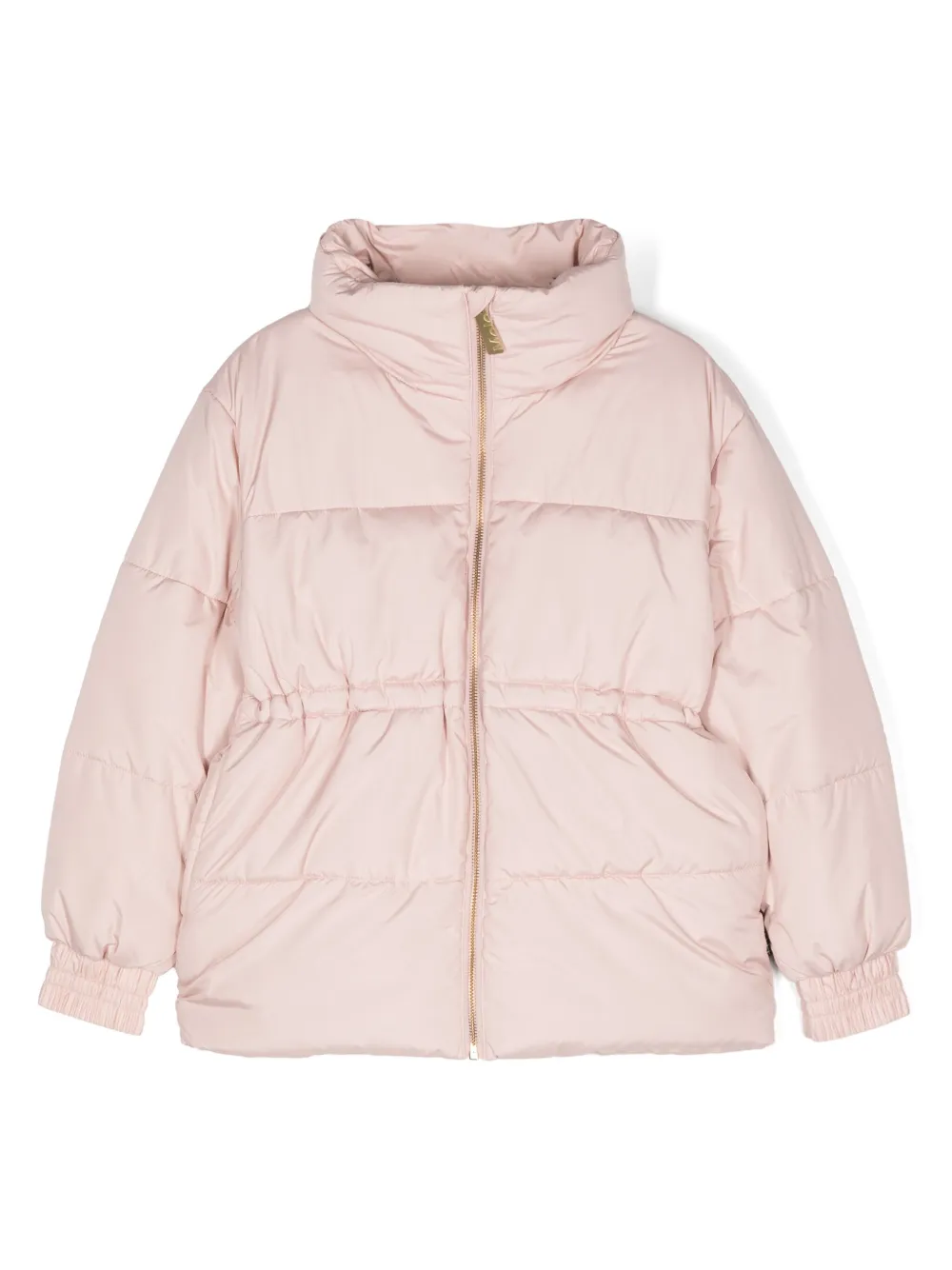 Molo Hally gewatteerd jack met print Roze