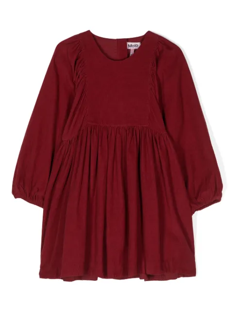 Molo Vestido Caiosi de veludo cotelê