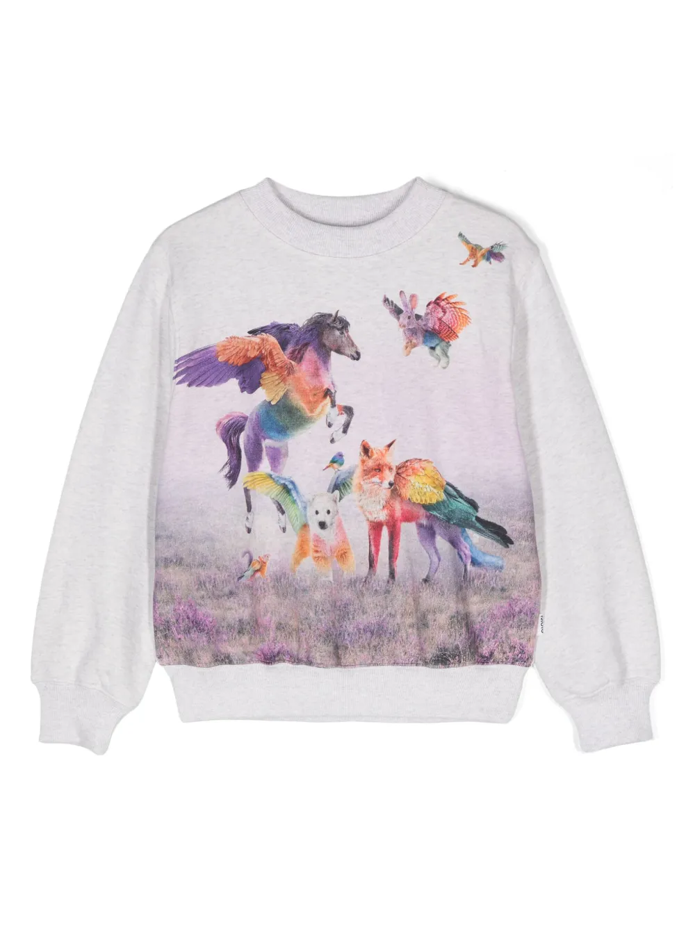 Molo Marge graphic-print sweatshirt | Grey | Image 1